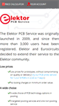 Mobile Screenshot of elektorpcbservice.de